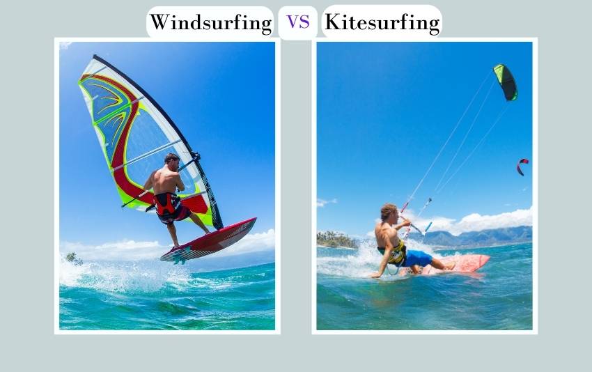 Windsurfing vs. Kitesurfing